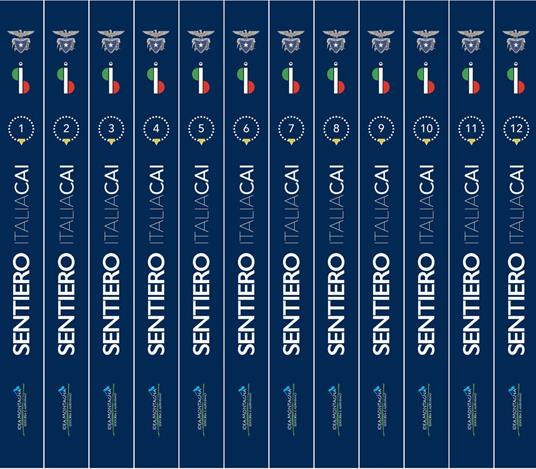 Sentiero Italia CAI. Pacchetto collana. Vol. 1-12 - copertina