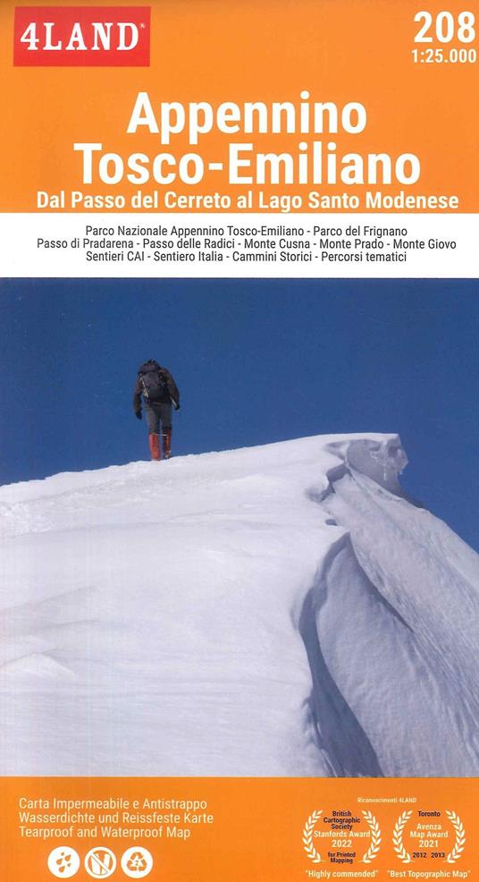 Appennino tosco-emiliano. Dal Passo del Cerreto al lago Santo Modenese - copertina