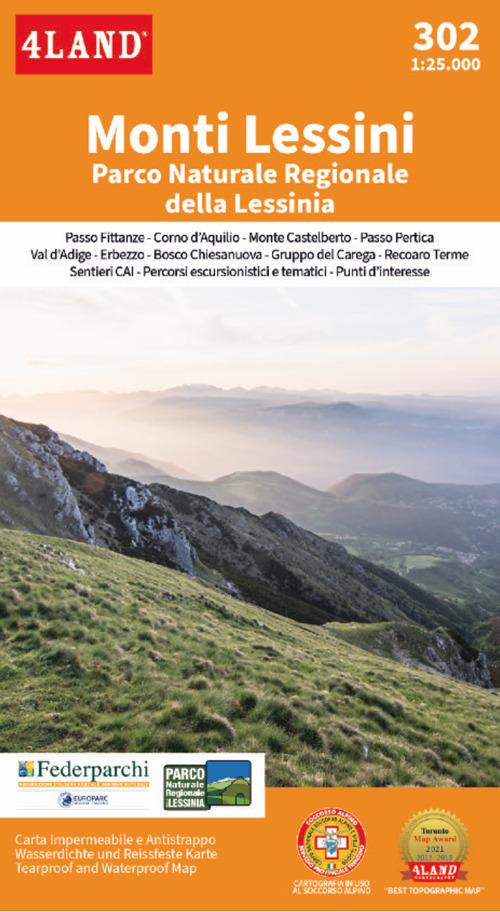 Monti Lessini. Parco Naturale Regionale della Lessinia - 4LAND Srl - copertina