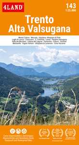 Trento. Alta Valsugana 1:25.000