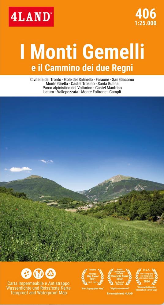 Monti Gemelli e il Cammino dei due Regni - copertina