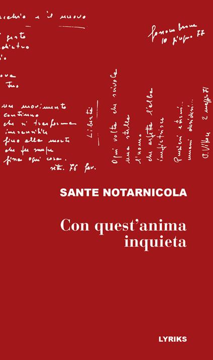 Con quest'anima inquieta - Sante Notarnicola - copertina