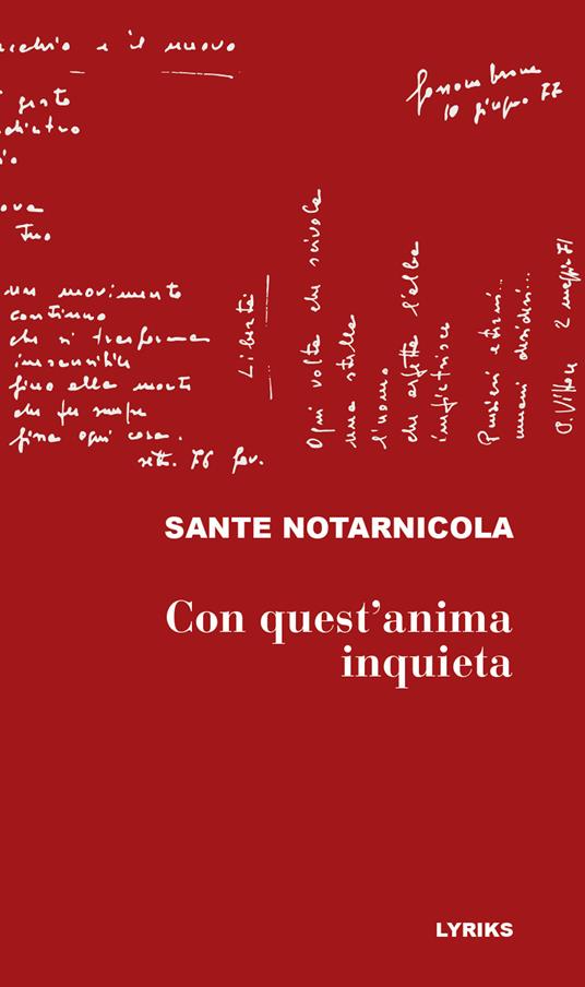 Con quest'anima inquieta - Sante Notarnicola - copertina