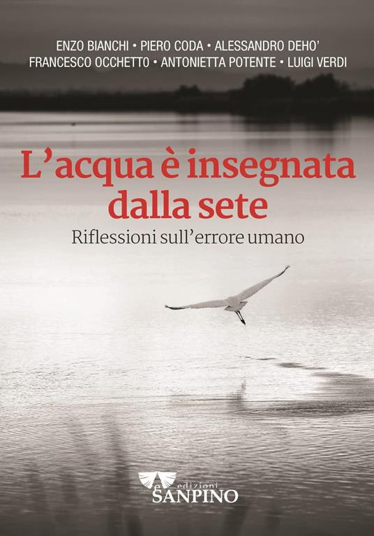 L' acqua è insegnata dalla sete. Riflessioni sull'errore umano - Enzo Bianchi,Piero Coda,Alessandro Deho' - copertina