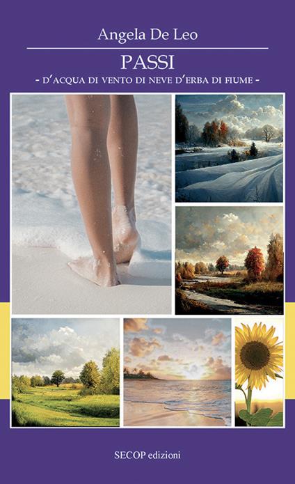 Passi d’acqua di vento di neve d’erba di fiume - Angela De Leo - copertina
