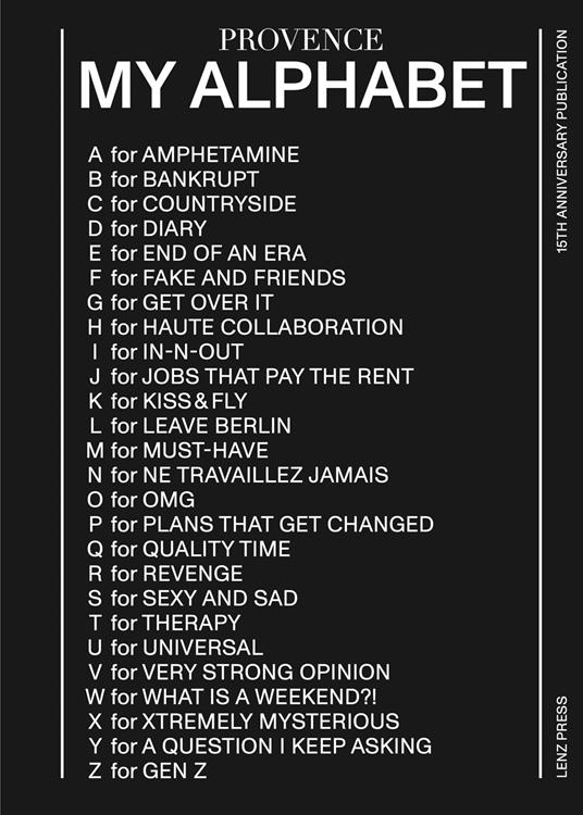 Provence. My alphabet - copertina