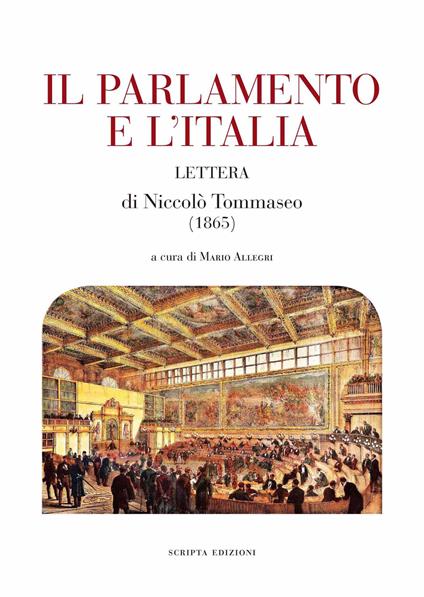 Il Parlamento e l'Italia. Lettera di Niccolò Tommaseo (1865) - copertina