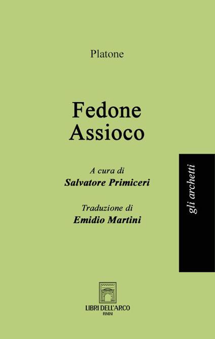 Fedone-Assioco - Platone - copertina