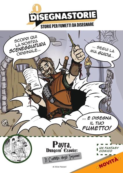 I disegnastorie Payra Dungeon Crawler. Il castello degli inganni - Alice Fazzari - copertina