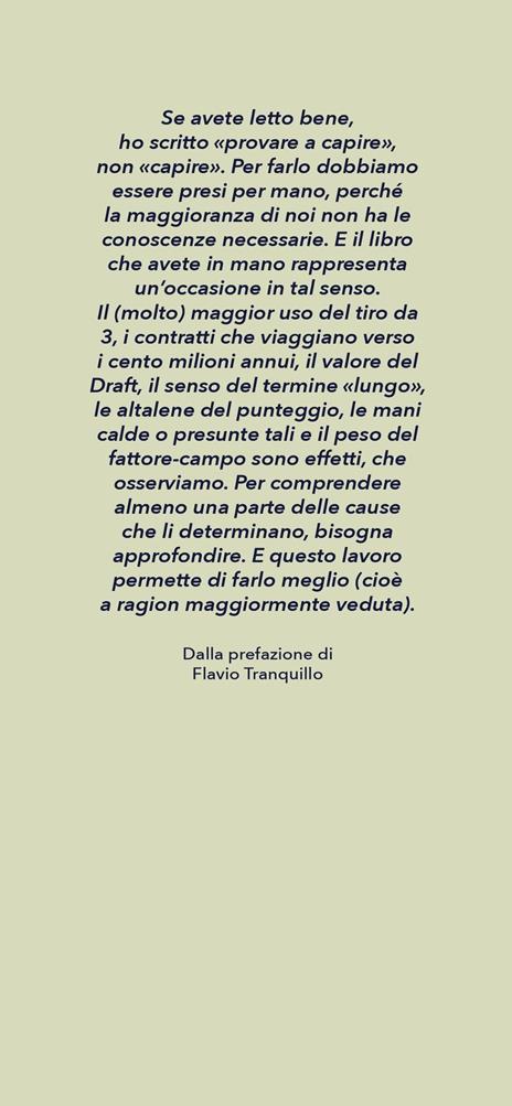 The next dance. NBA, le statistiche e le storie che raccontano l’evoluzione del gioco - Tommaso Bonandrini - 3