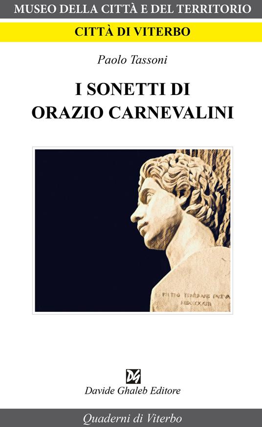 I sonetti di Orazio Carnevalini - Paolo Tassoni - copertina