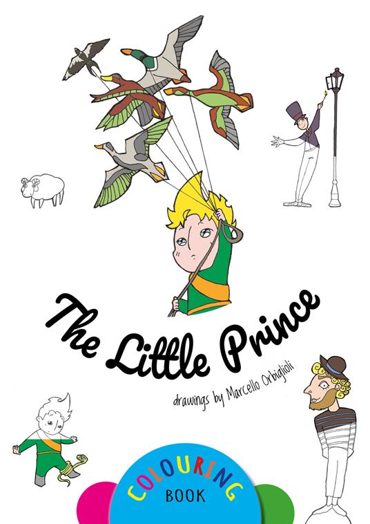 The Little Prince. Colouring book - Marcello Orbiglioli - copertina