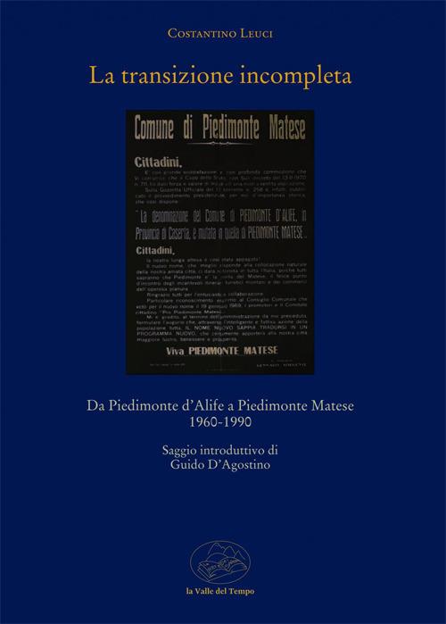 La transizione incompleta - Costantino Leuci - copertina