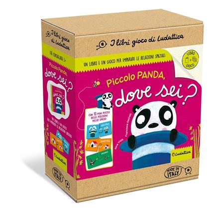 Piccolo Panda, dove sei? Imparo i concetti spaziali. Ediz. a colori - copertina