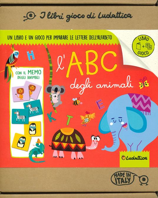 L' ABC degli animali. Con memo degli animali - copertina