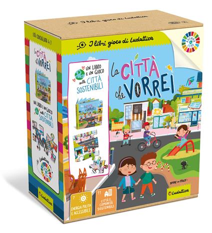 La città che vorrei. Agenda 2030. Ediz. a colori. Con puzzle - copertina