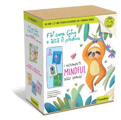 Fai come Gino e alza il piedino! I movimenti mindful degli animali. Ediz. a colori - copertina