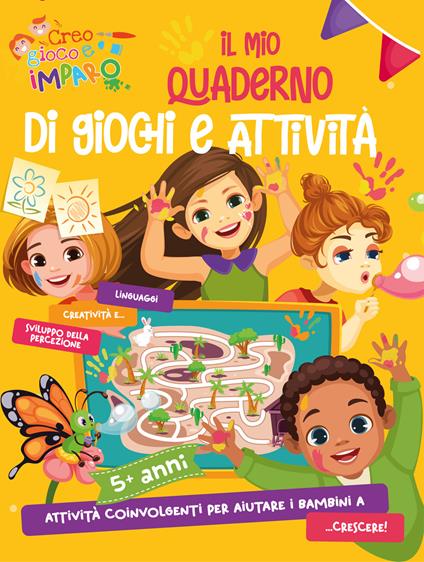 Il mio quaderno di giochi e attività - copertina
