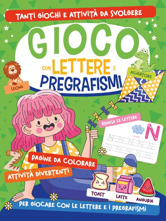 Gioco con le lettere e i pregrafismi - copertina