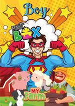 Magic box. My farm. Boy. Con gadget