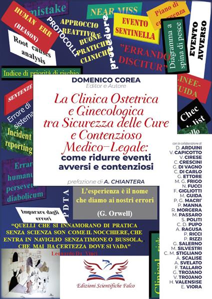 La clinica ostetrica e ginecologica tra sicurezza delle cure e contenzioso medico-legale. Come ridurre eventi avversi e contenziosi - Domenico Corea - copertina