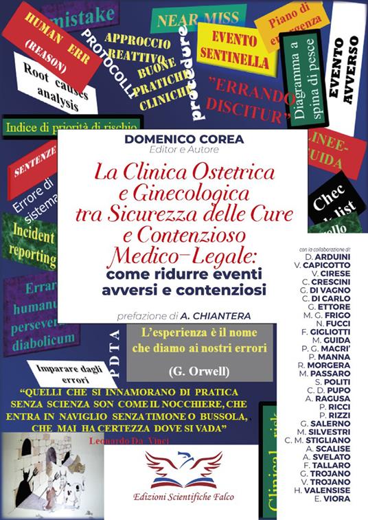 La clinica ostetrica e ginecologica tra sicurezza delle cure e contenzioso medico-legale. Come ridurre eventi avversi e contenziosi - Domenico Corea - copertina