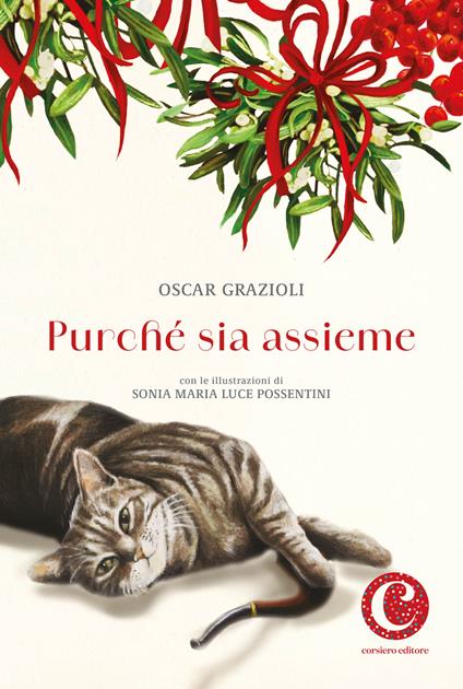 Purché insieme. Storia di un gatto, un vecchio, una pipa e un arabesco di fiocchi di neve. Ediz. a colori - Oscar Grazioli - copertina