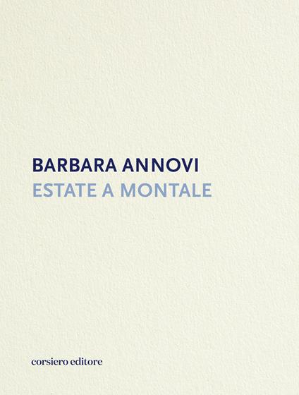 Estate a Montale - Barbara Annovi - copertina