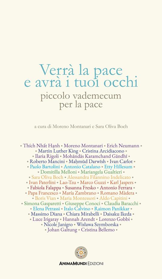 Verrà la pace e avrà i tuoi occhi. Piccolo vademecum per la pace - copertina