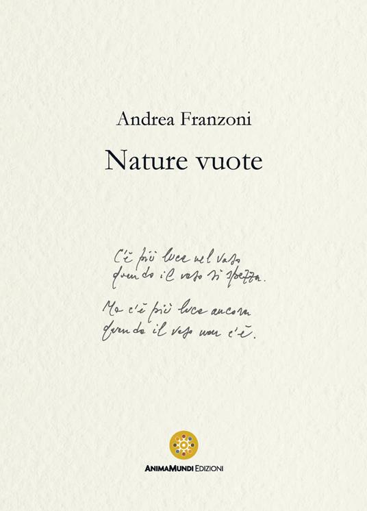 Nature vuote - Andrea Franzoni - copertina