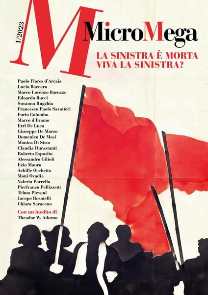 Micromega (2023). Vol. 1: La sinistra è morta. Viva la sinistra? - copertina
