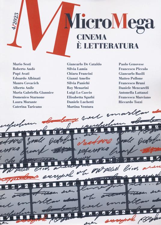 Micromega (2023). Vol. 4: Cinema è letteratura - copertina