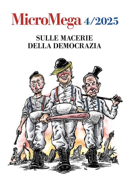 Micromega (2025). Vol. 4: Sulle macerie della democrazia - copertina
