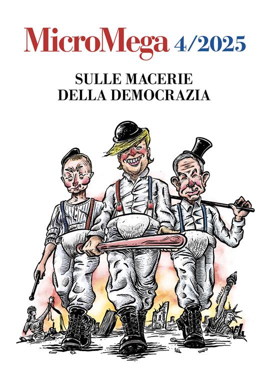 Micromega (2025). Vol. 4: Sulle macerie della democrazia - copertina