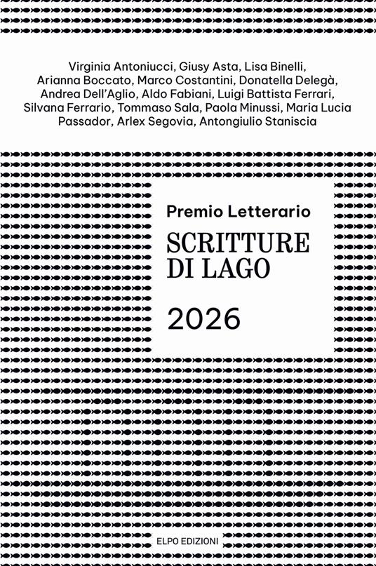 Scritture di lago 2026 - copertina