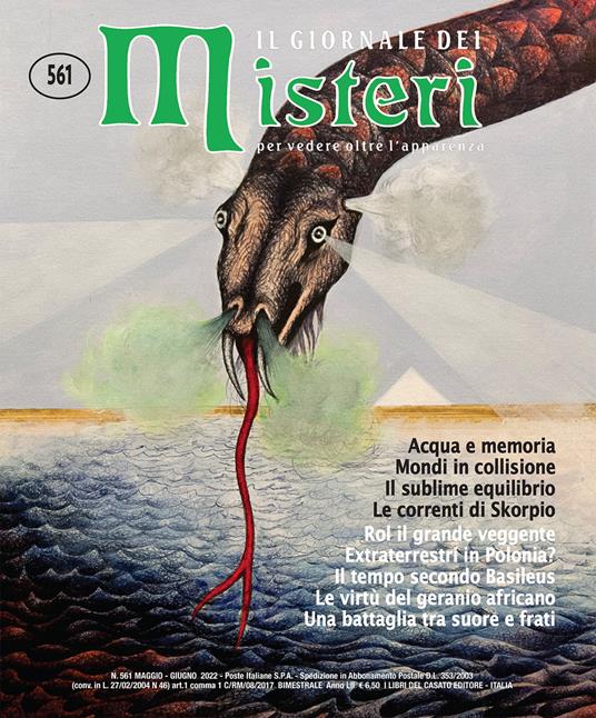 Il giornale dei misteri (2022). Vol. 561 - copertina