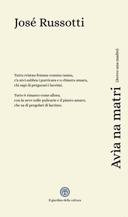 Avìa na matri - Jose Russotti - copertina