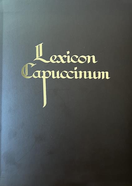 Lexicon capuccinum. Il bio-bibliografico - copertina