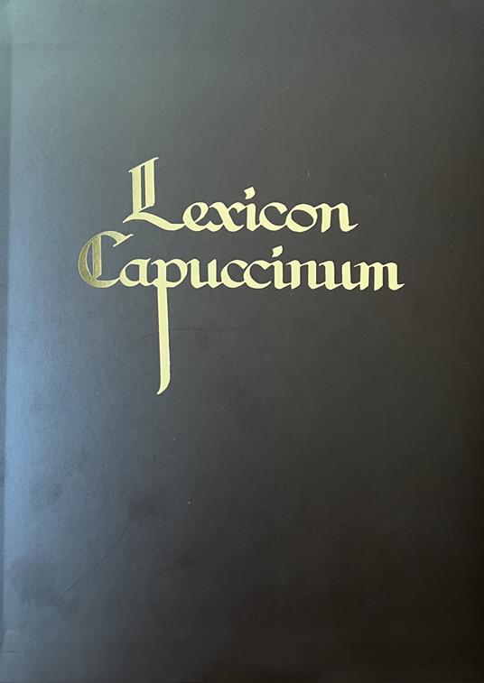 Lexicon capuccinum. Il bio-bibliografico - copertina