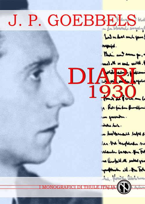 Diari 1930 - Joseph Goebbels - copertina