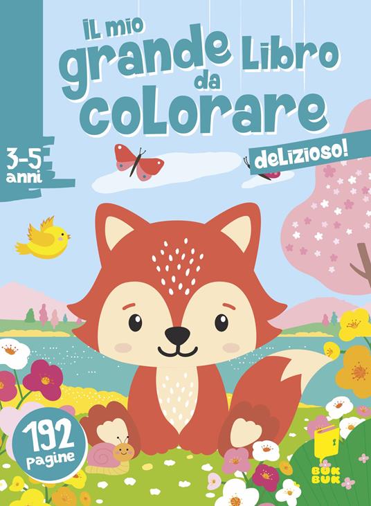 Delizioso! Il mio grande libro da colorare - copertina