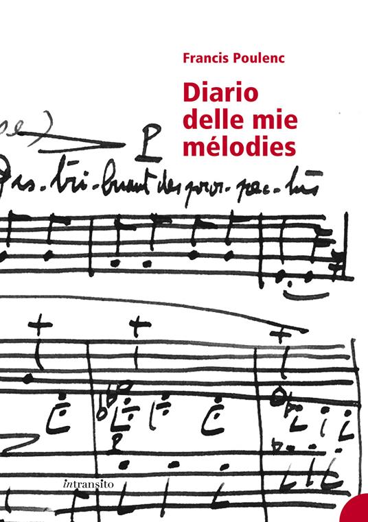 Diario delle mie mélodies - Francis Poulenc - copertina