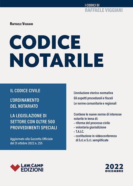 Codice notarile. Con rinvii normativi - Raffaele Viggiani - copertina