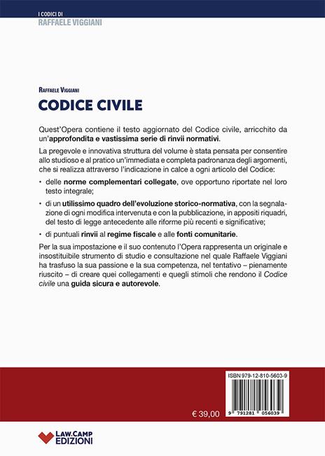 Codice civile. Aprile 2023 - Raffaele Viggiani - 2