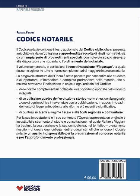 Codice Notarile. Aprile 2023 - Raffaele Viggiani - 2