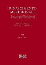 Rinascimento meridionale. Rivista annuale dell'Istituto Nazionale di Studi sul Rinascimento meridionale. Vol. 8: 2017/2023