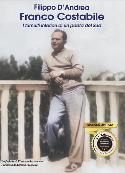 Franco Costabile. I tumulti interiori di un poeta del Sud - Filippo D'Andrea - copertina