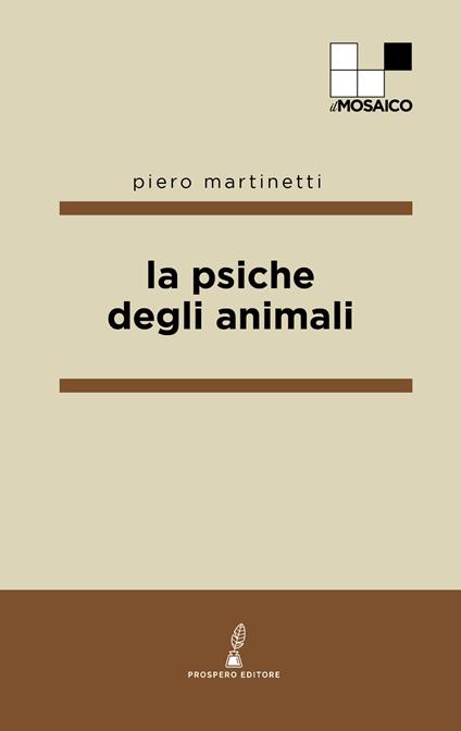 La psiche degli animali - Piero Martinetti - copertina