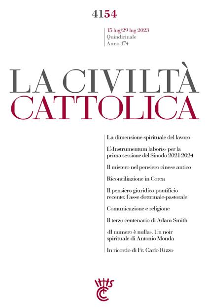 La civiltà cattolica. Quaderni (2023). Vol. 4154 - AA.VV. - ebook
