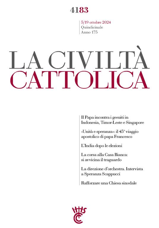 La civiltà cattolica. Quaderni (2024). Vol. 4183 - AA.VV. - ebook